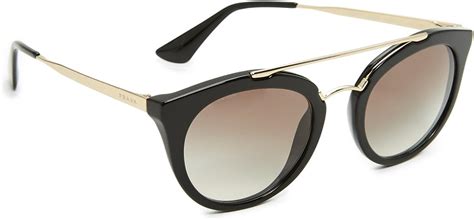 prada sonnenbrille rund schwarz|sonnenbrillen damen.